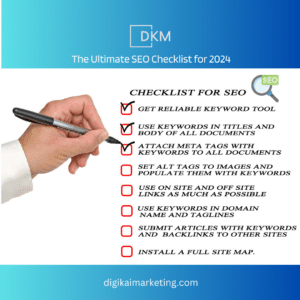 the ultimate SEO checklist for 2024