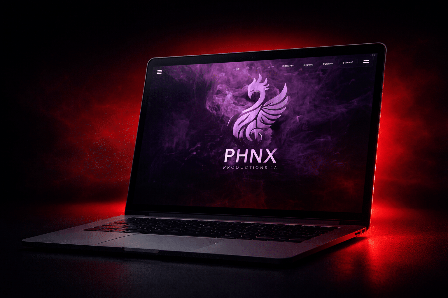 Custom website design example